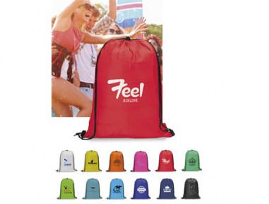 IDEA-0110 DAILY 190T DRAWSTRING BAG full colours
